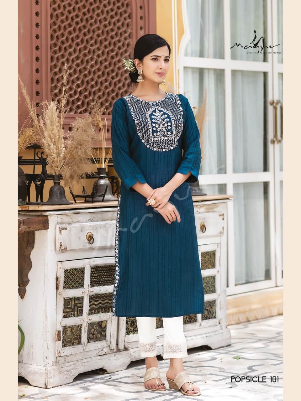 Mayur Popsicle Exclusive Wear Wholesale Kurti Collection